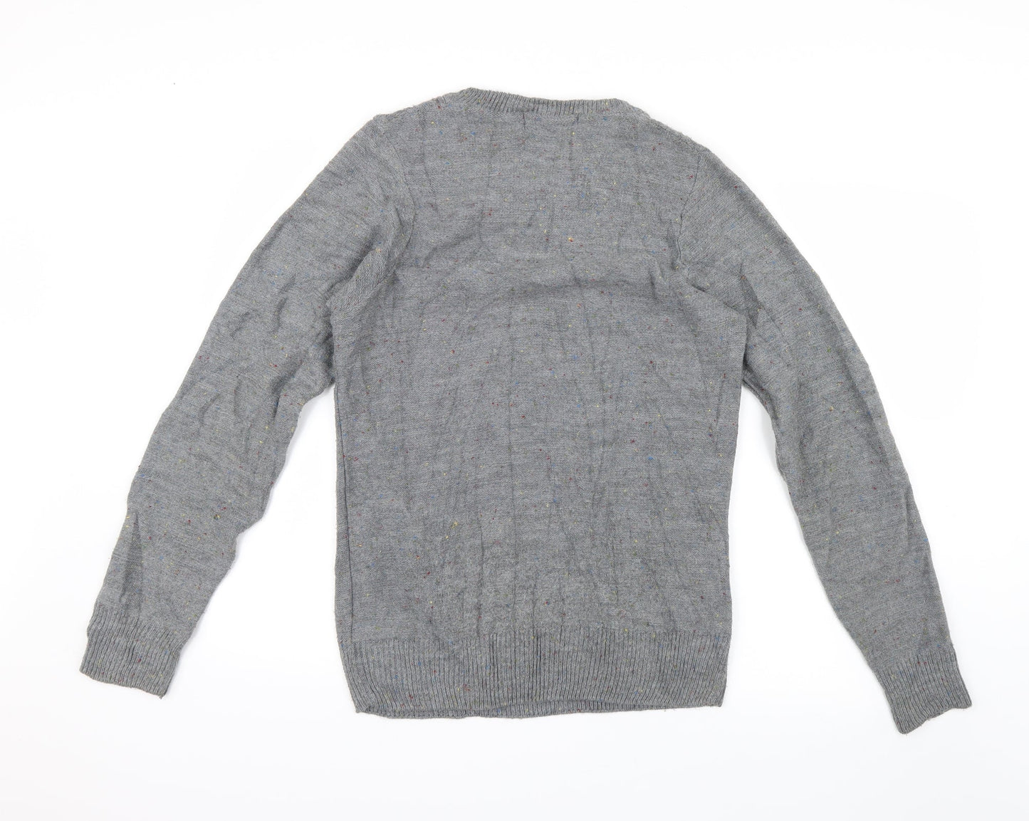Hemingway Mens Grey  Knit Pullover Jumper Size M