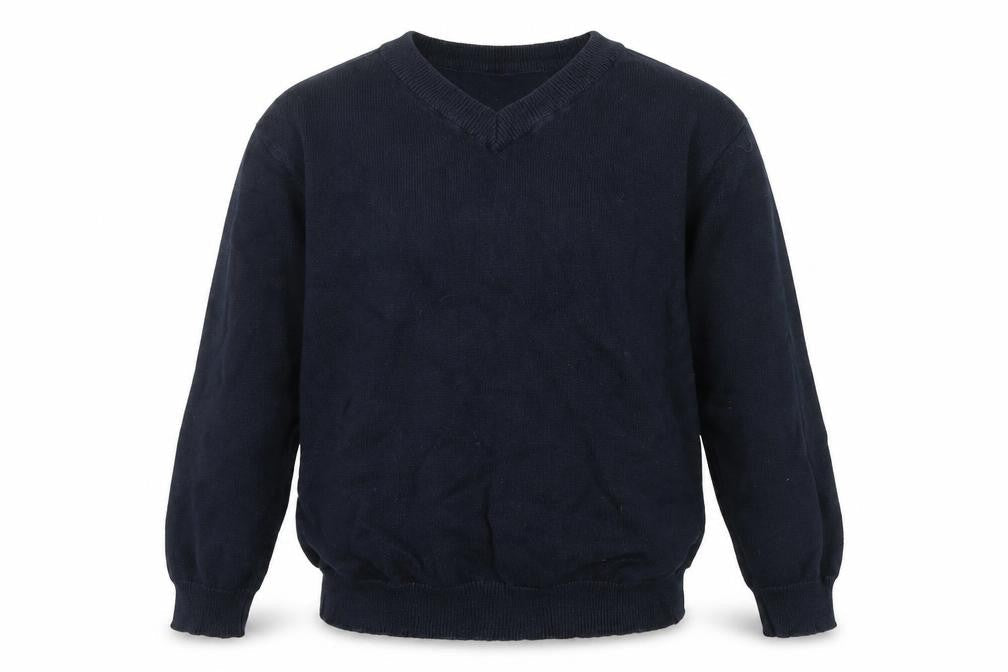 Tu  Boys Blue  Knit Pullover Jumper Size 6 Years  - School