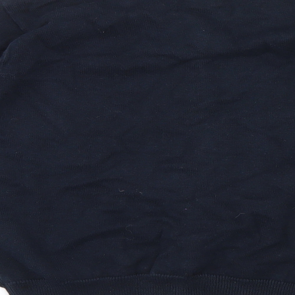 Tu  Boys Blue  Knit Pullover Jumper Size 6 Years  - School