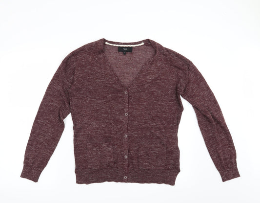 NEXT Womens Red   Cardigan Jumper Size 10