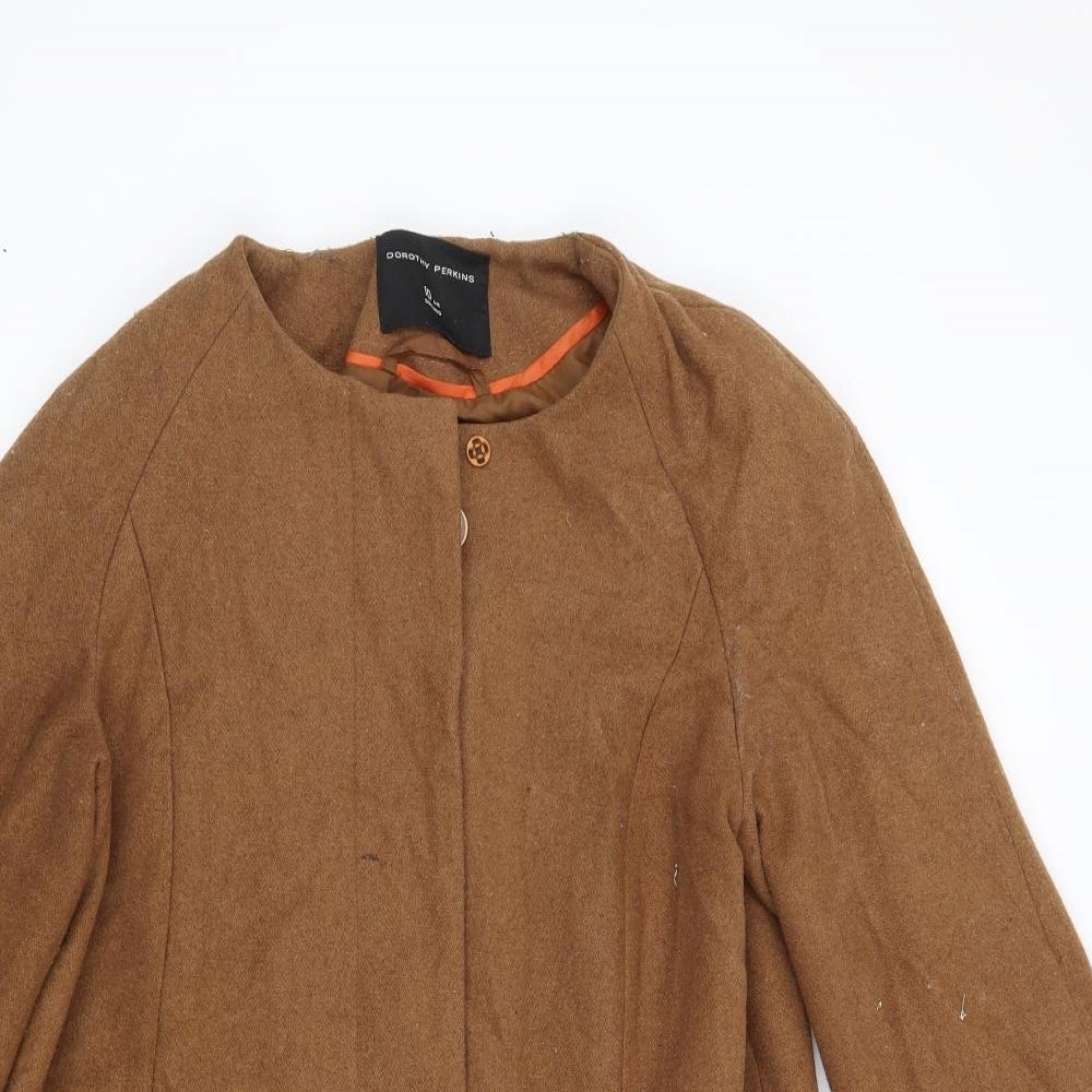 Dorothy Perkins Womens Brown   Jacket  Size 10