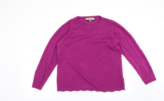 Paco Boutique  Womens Pink   Pullover Jumper Size 14