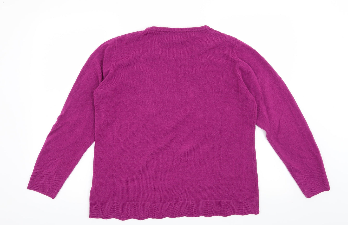 Paco Boutique  Womens Pink   Pullover Jumper Size 14
