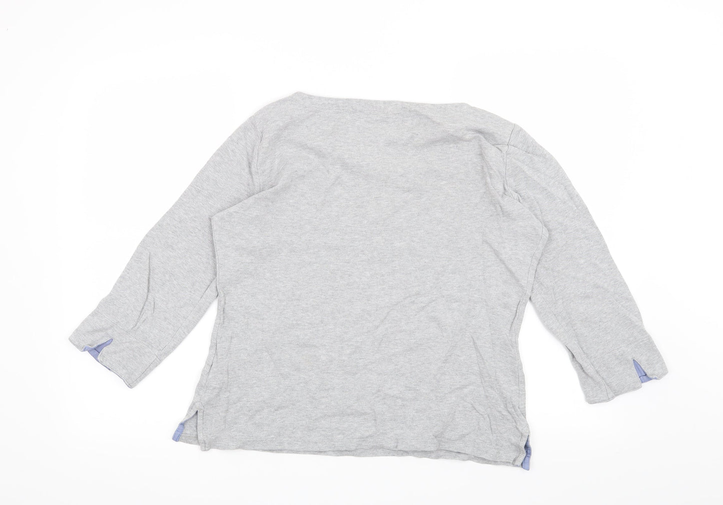 Nautica Womens Grey   Pullover Sweatshirt Size S