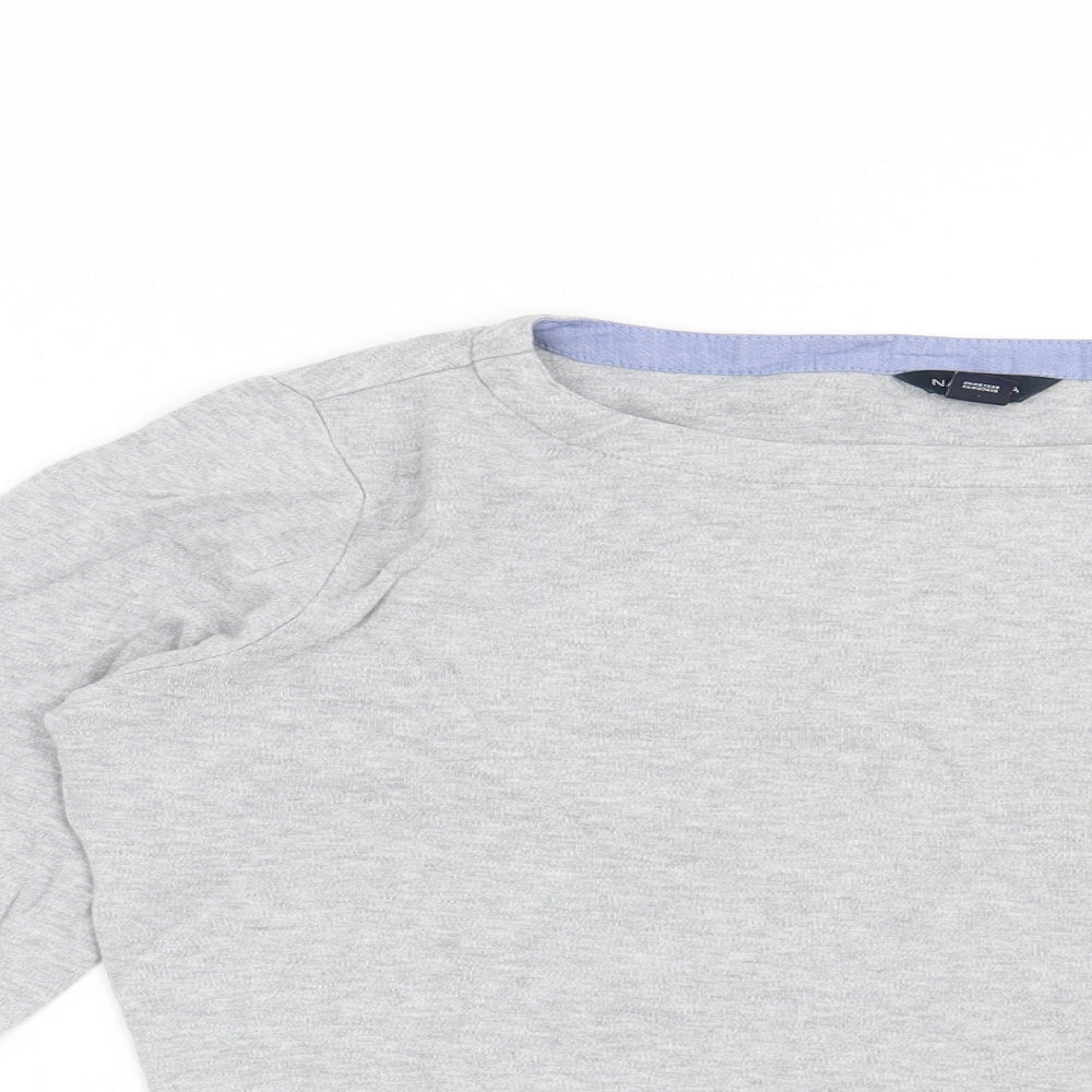 Nautica Womens Grey   Pullover Sweatshirt Size S