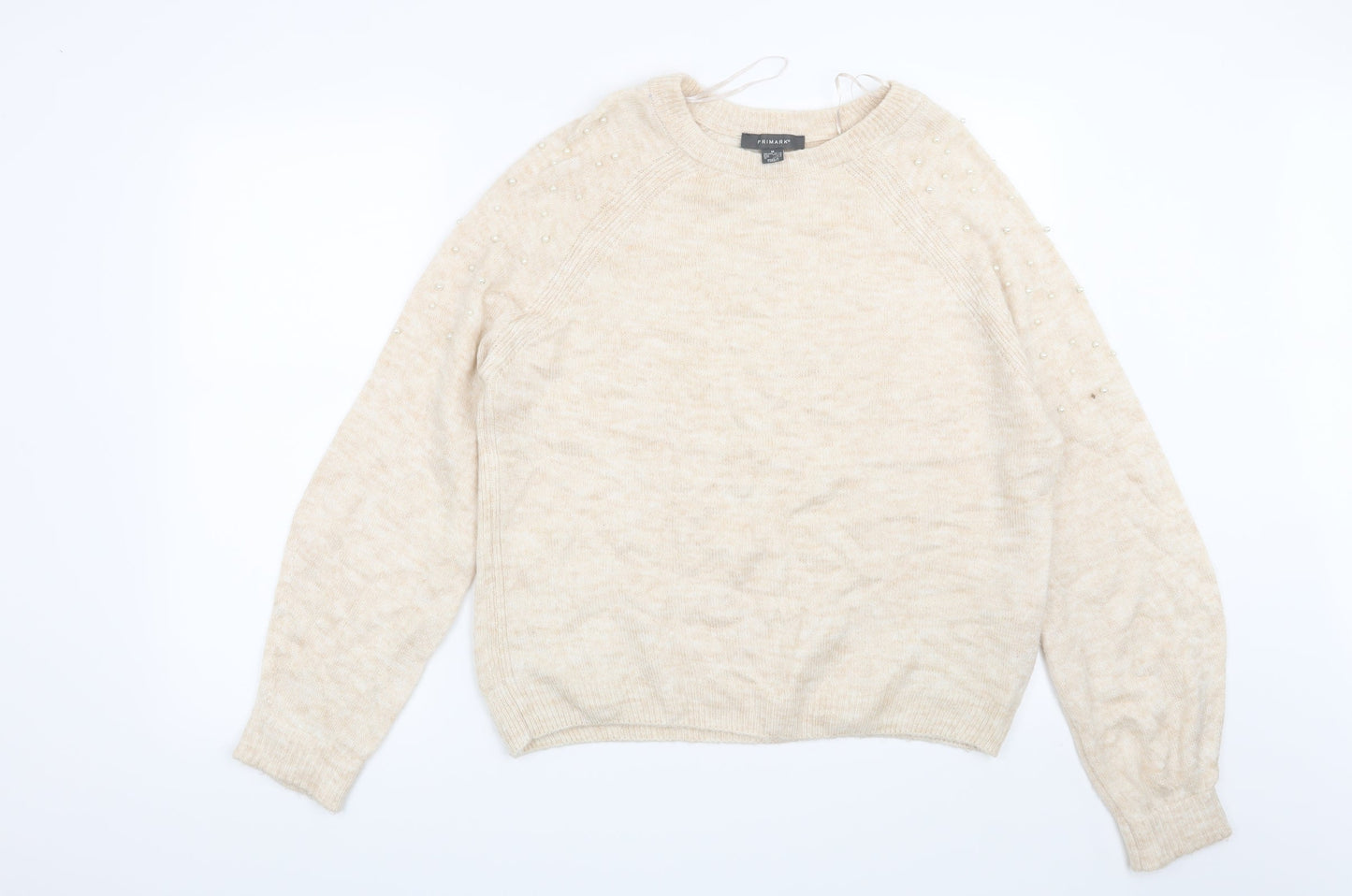 Primark Womens Beige   Pullover Jumper Size 10