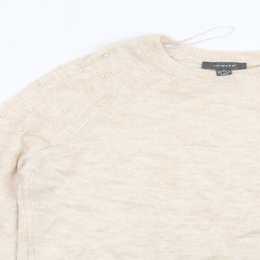 Primark Womens Beige   Pullover Jumper Size 10