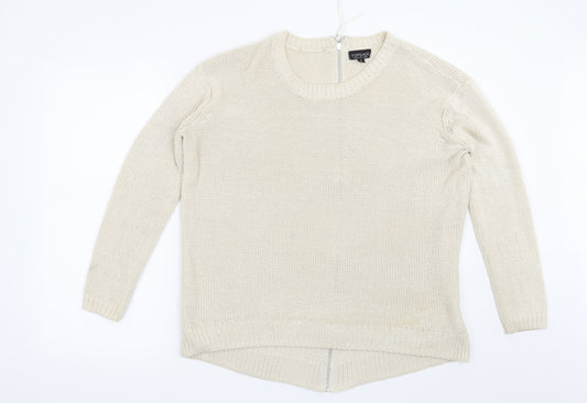 Topshop Womens Beige   Pullover Jumper Size 10
