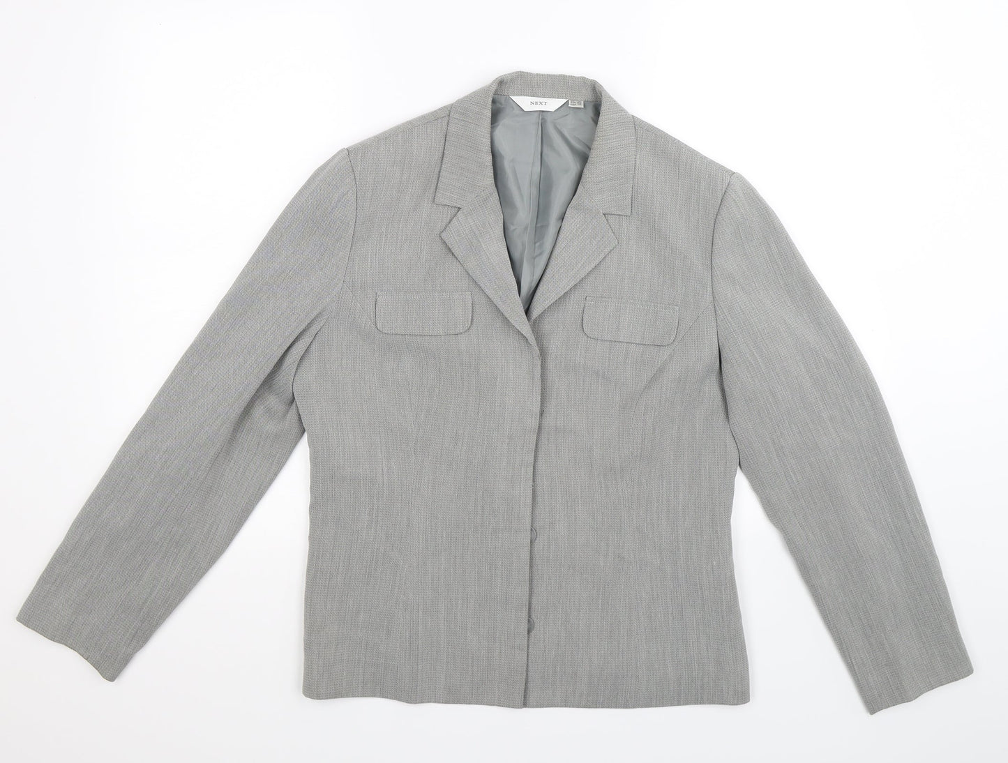 NEXT Womens Grey   Jacket Blazer Size 14