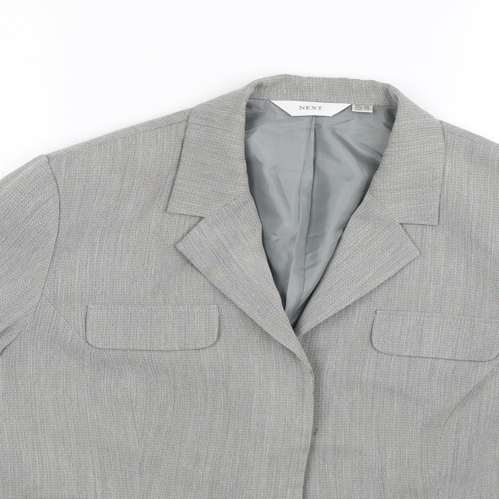 NEXT Womens Grey   Jacket Blazer Size 14