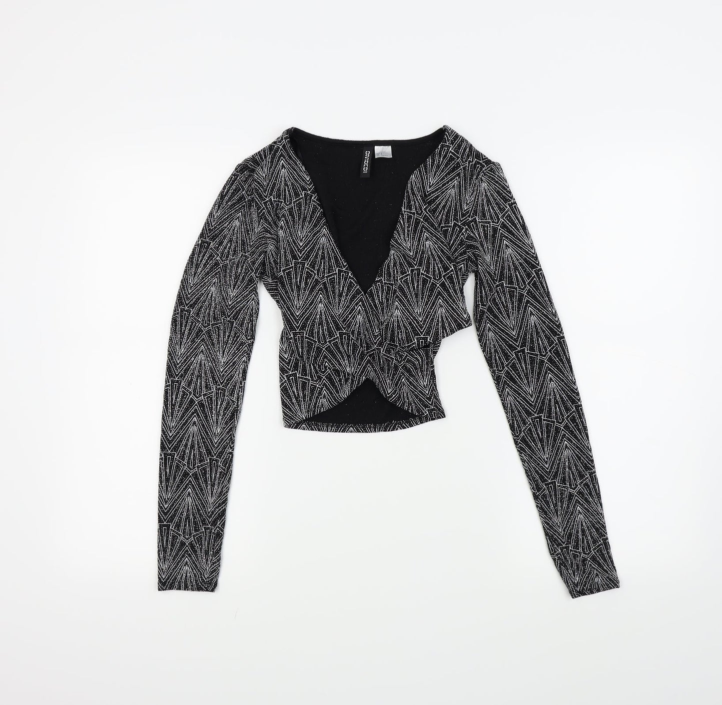 H&M Womens Silver   Basic Blouse Size S