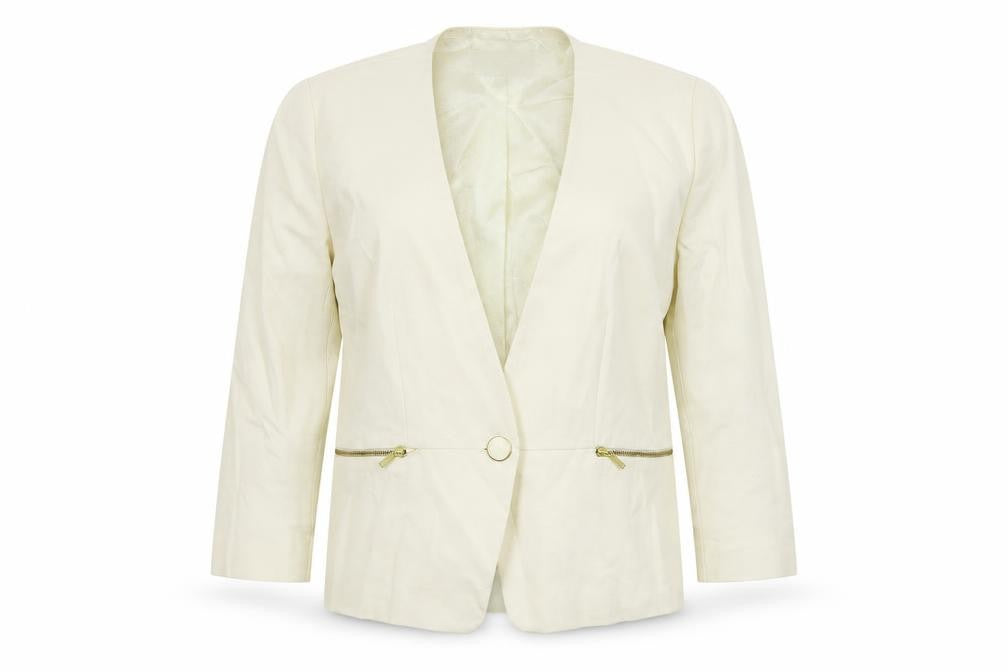 CC Womens White   Jacket Blazer Size 10