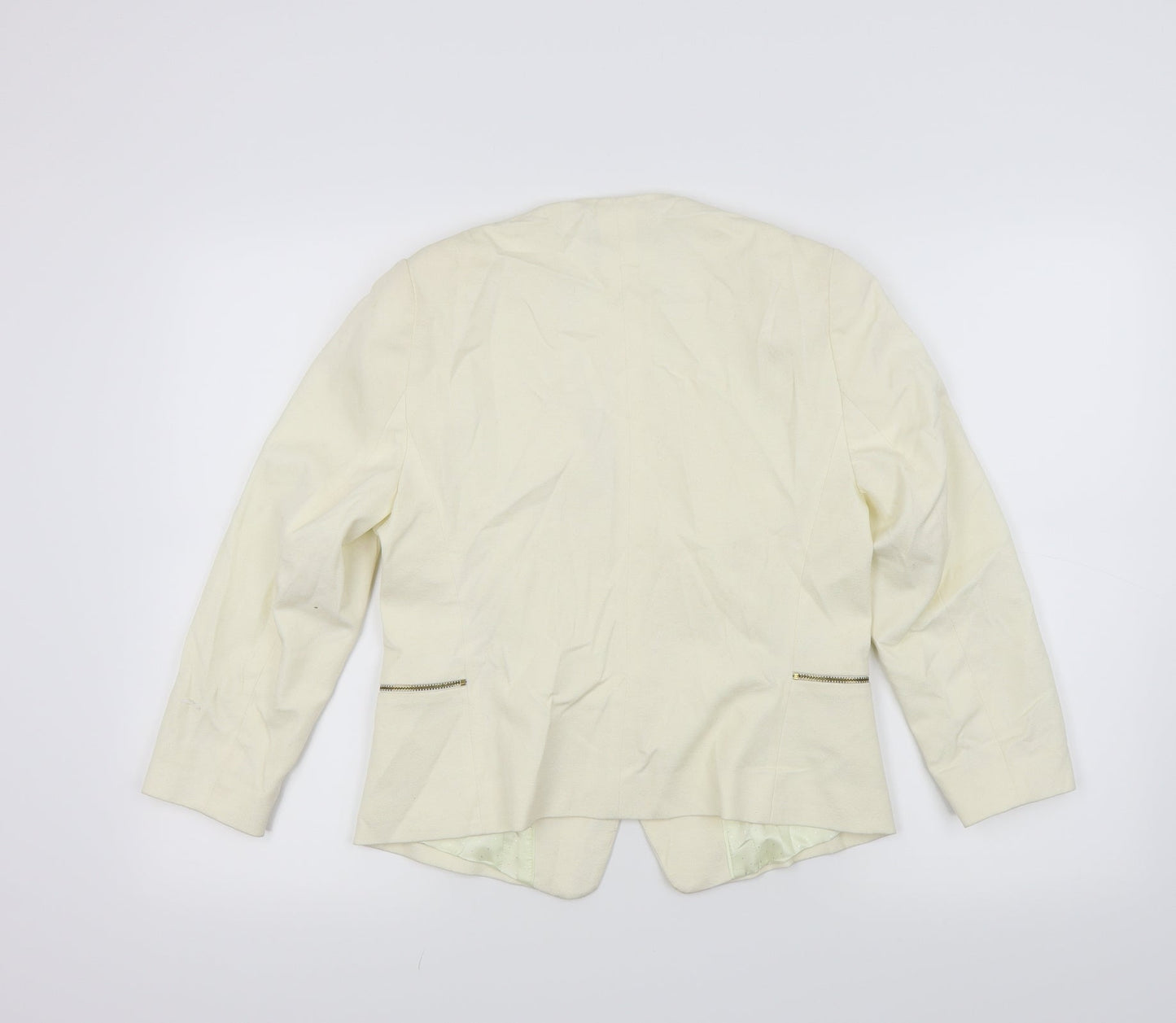 CC Womens White   Jacket Blazer Size 10