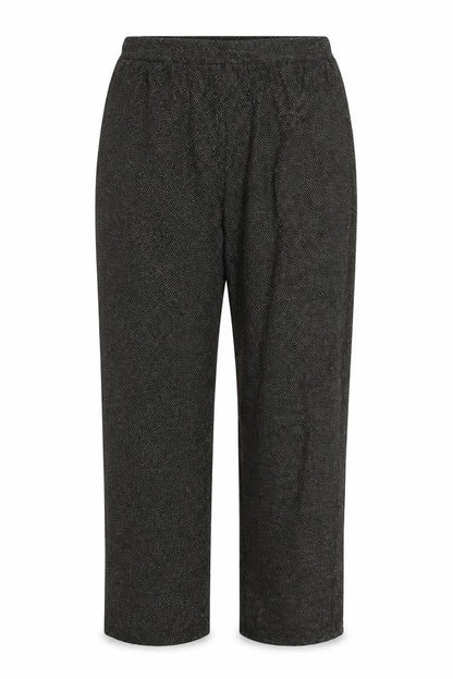 Front view of Roland Klein women’s gold trousers, size UK 16, 29-inch leg