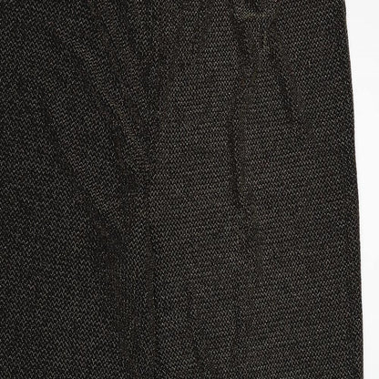 Close-up detail of Roland Klein women’s gold trousers, size UK 16, 29-inch leg