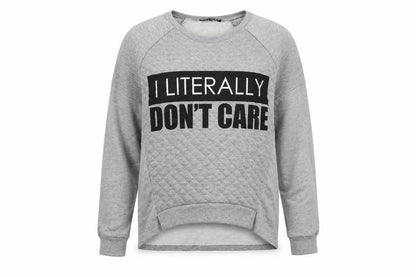 Front view of Select women’s grey jumper, size UK 8