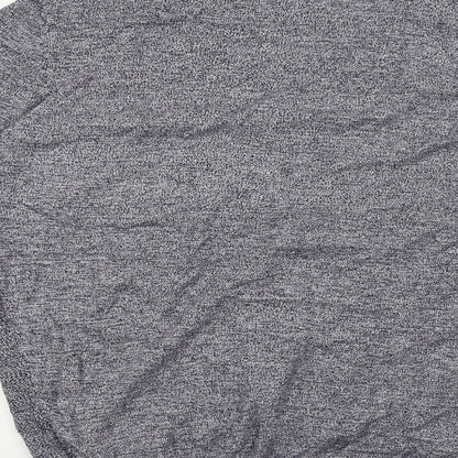 Brand and care label for New Look men’s blue jumper, size XL