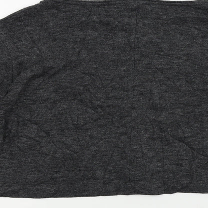Brand and care label for Zara women’s grey jumper, size S
