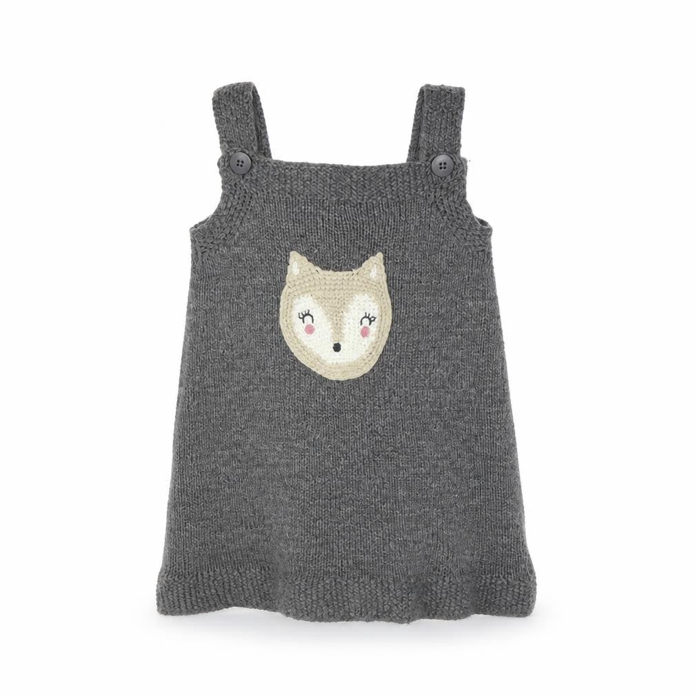 Nutmeg Girls Grey   A-Line  Size 9-12 Months
