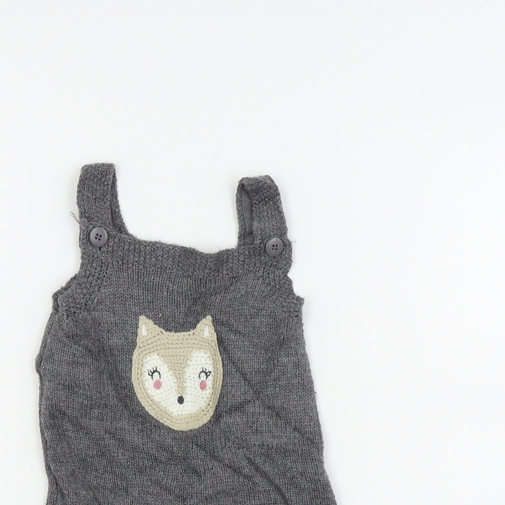 Nutmeg Girls Grey   A-Line  Size 9-12 Months