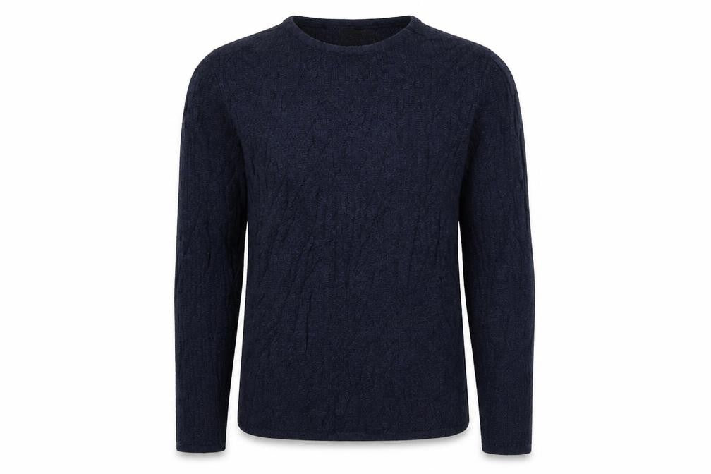 Topman Mens Blue  Knit Pullover Jumper Size S