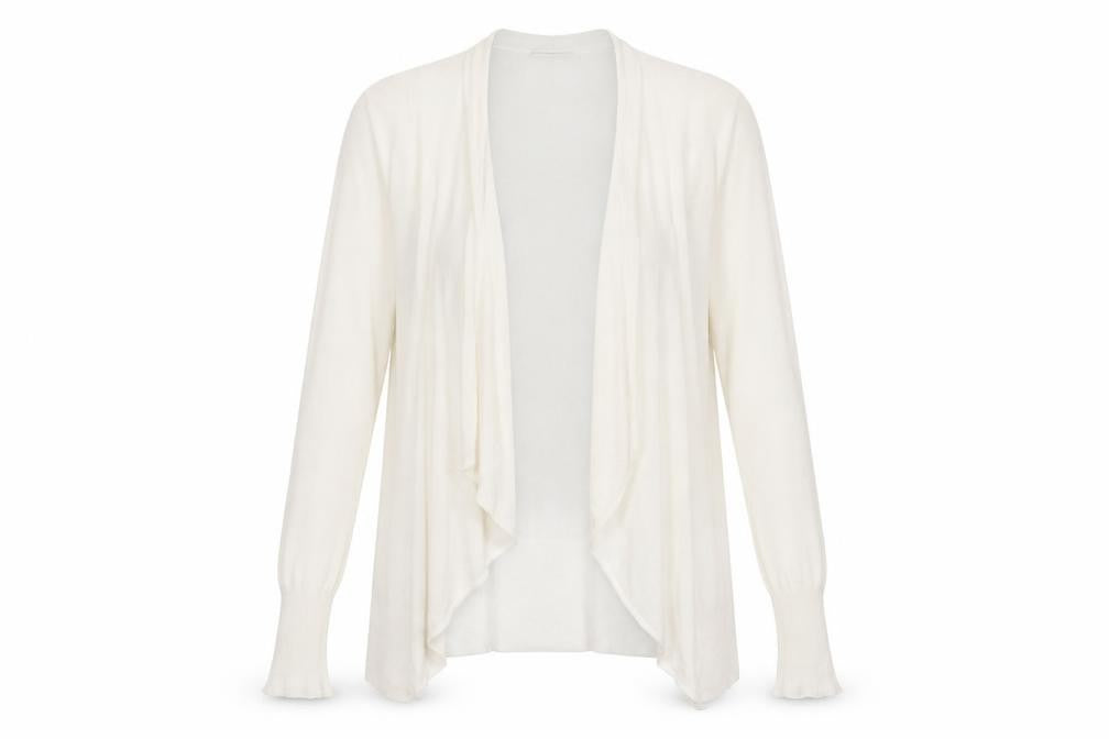 Suzy D Womens Ivory   Cardigan Jumper Size M