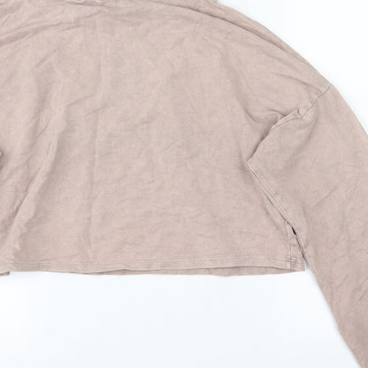Brand and care label for Select women’s beige jumper, size UK 10, - cropped