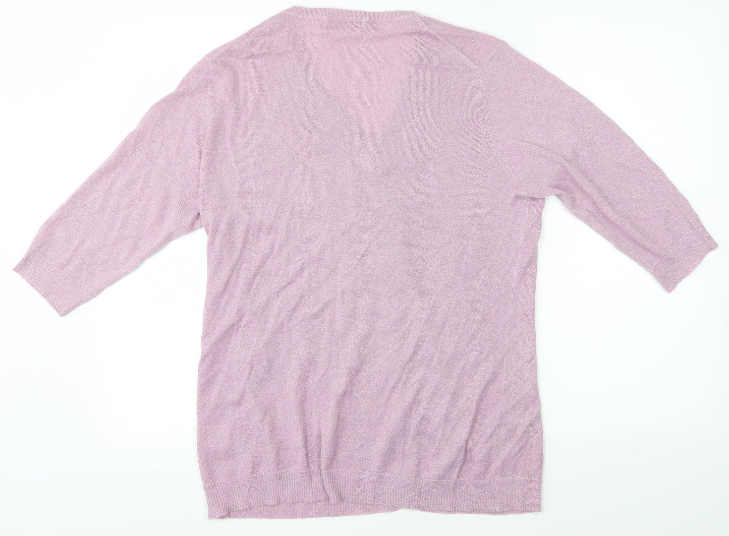 Michele Hope Womens Pink   Basic Blouse Size 14