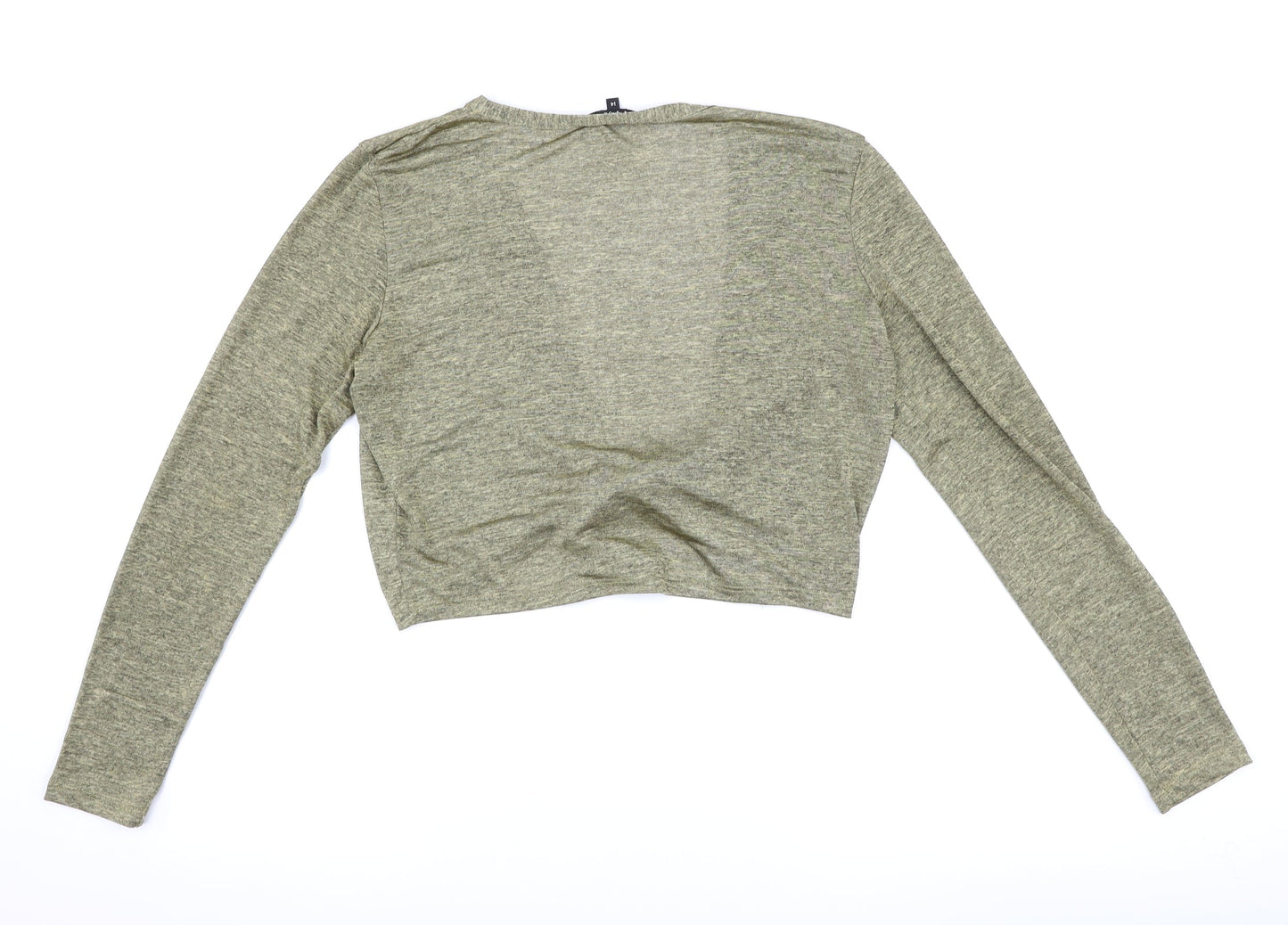 Papaya Womens Brown   Cardigan Jumper Size 14  - tie front
