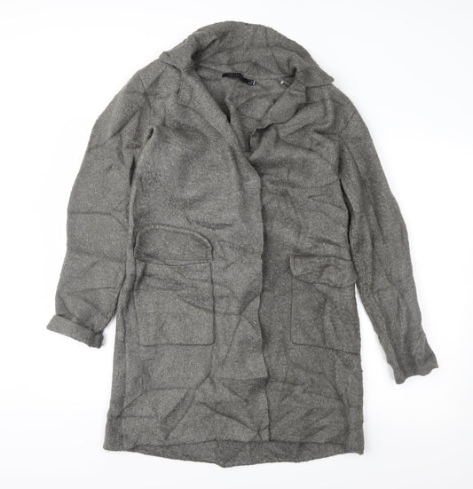 Cortefiel Womens Grey   Jacket Coatigan Size S