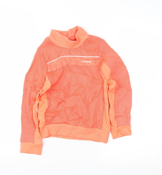 DECATHLON Boys Orange   Pullover Jumper Size 6 Years