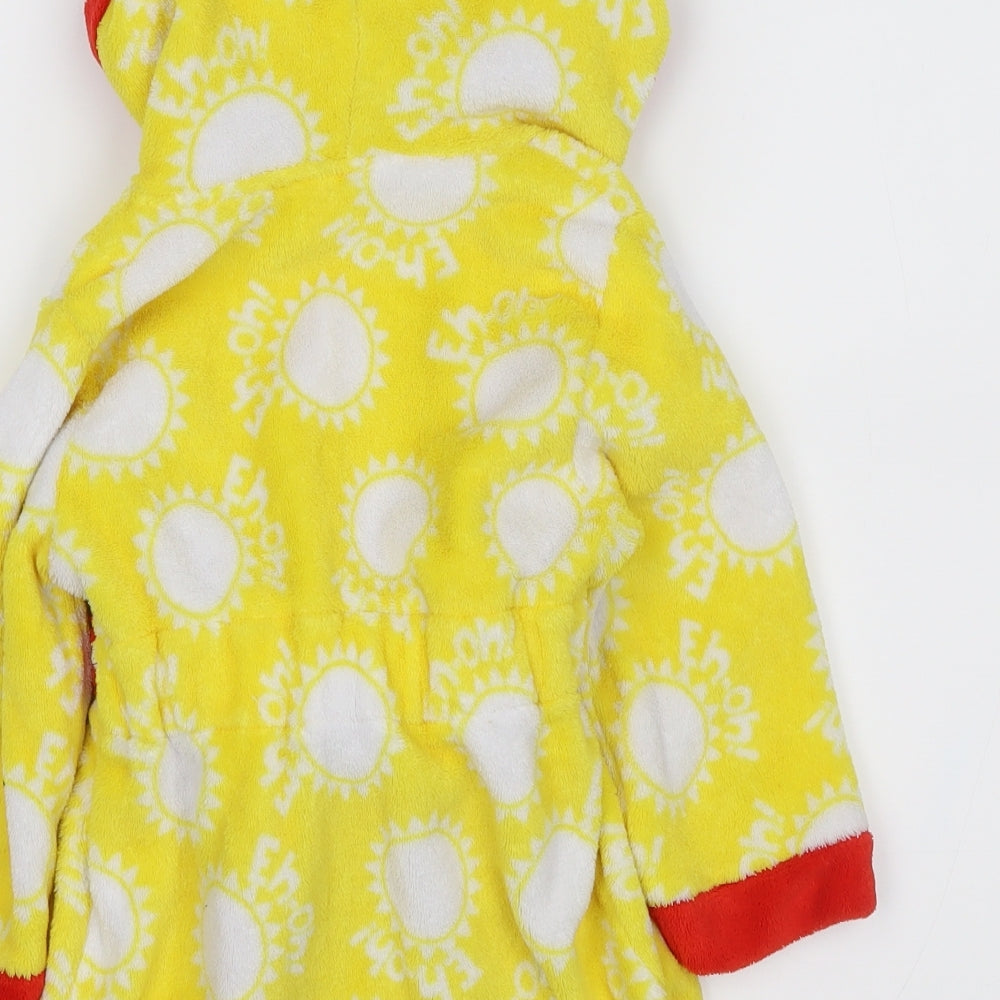 Preworn Baby Yellow Solid  Capri Robe Size 18-24 Months