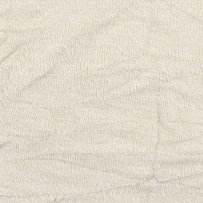 Brand and care label for H&M women’s beige jumper, size M