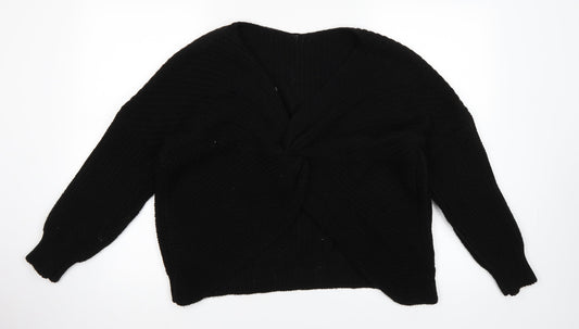 Preworn Womens Black   Pullover Jumper Size S