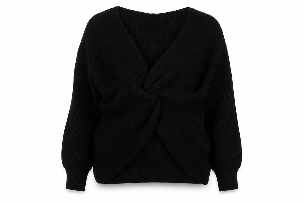 Preworn Womens Black   Pullover Jumper Size S