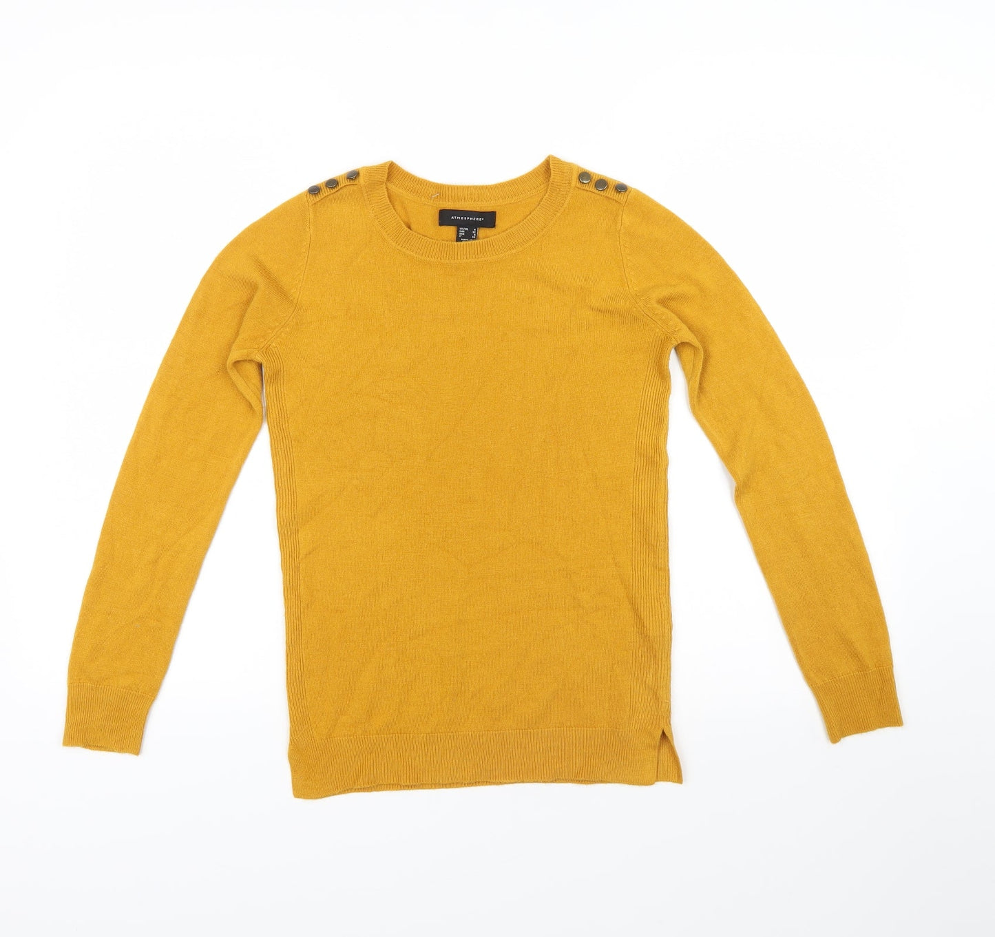 Primark Womens Yellow   Pullover Jumper Size 4