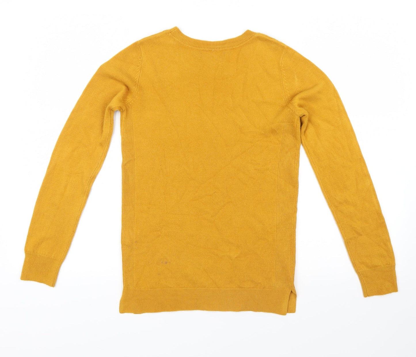 Primark Womens Yellow   Pullover Jumper Size 4