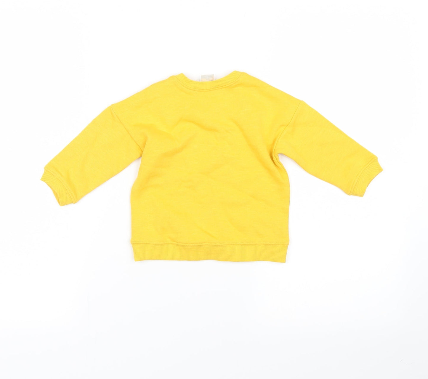 H&M  Yellow   Pullover Jumper   - size 4-6 months