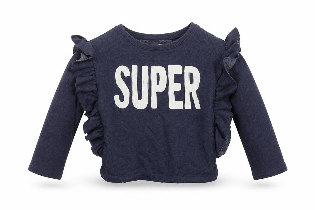 NEXT Girls Blue   Pullover Sweatshirt Size 5 Years  - super