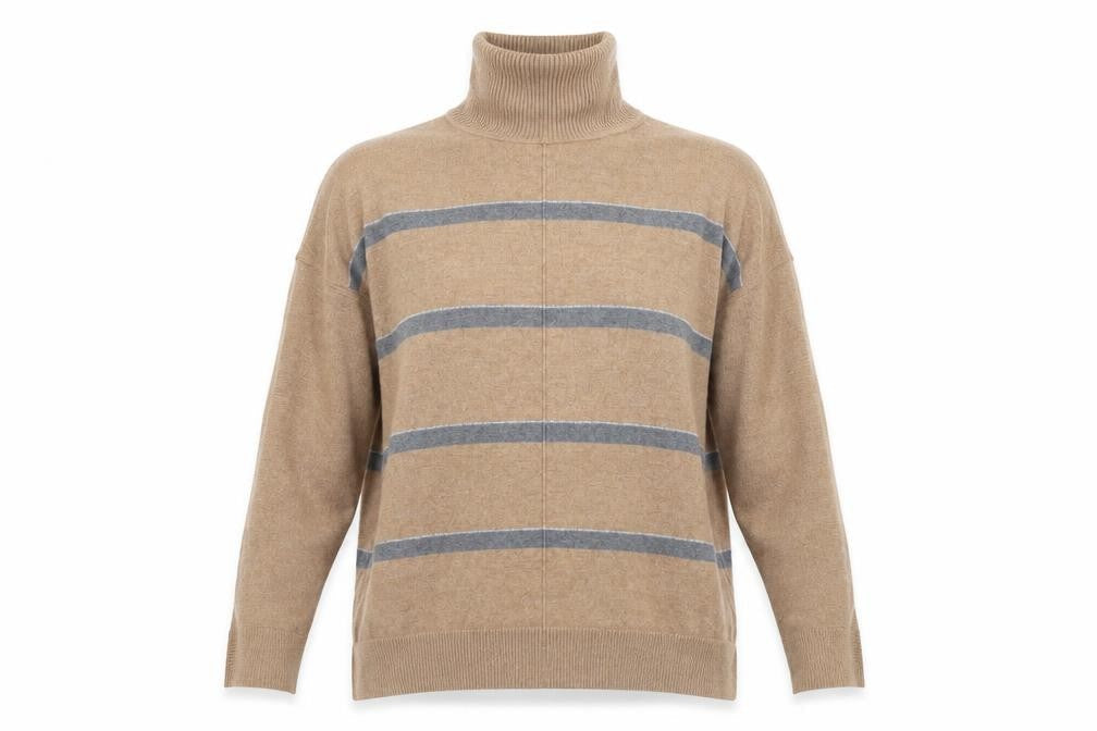 NEXT Womens Brown Striped  Pullover Jumper Size 12