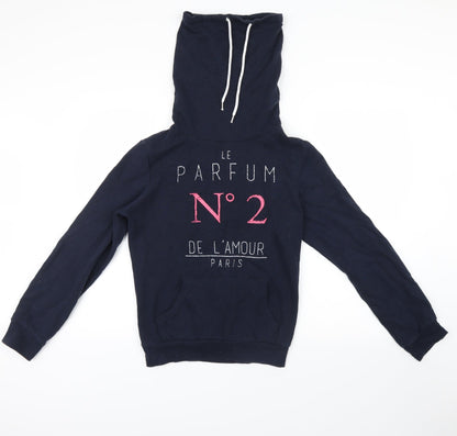 Additional front view of Atmosphere women’s blue pullover sweatshirt, size UK 10, - no2 parfum
