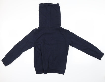 Back view of Atmosphere women’s blue pullover sweatshirt, size UK 10, - no2 parfum