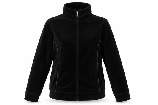 Bonmarché Womens Black Full Zip Sweatshirt Size S