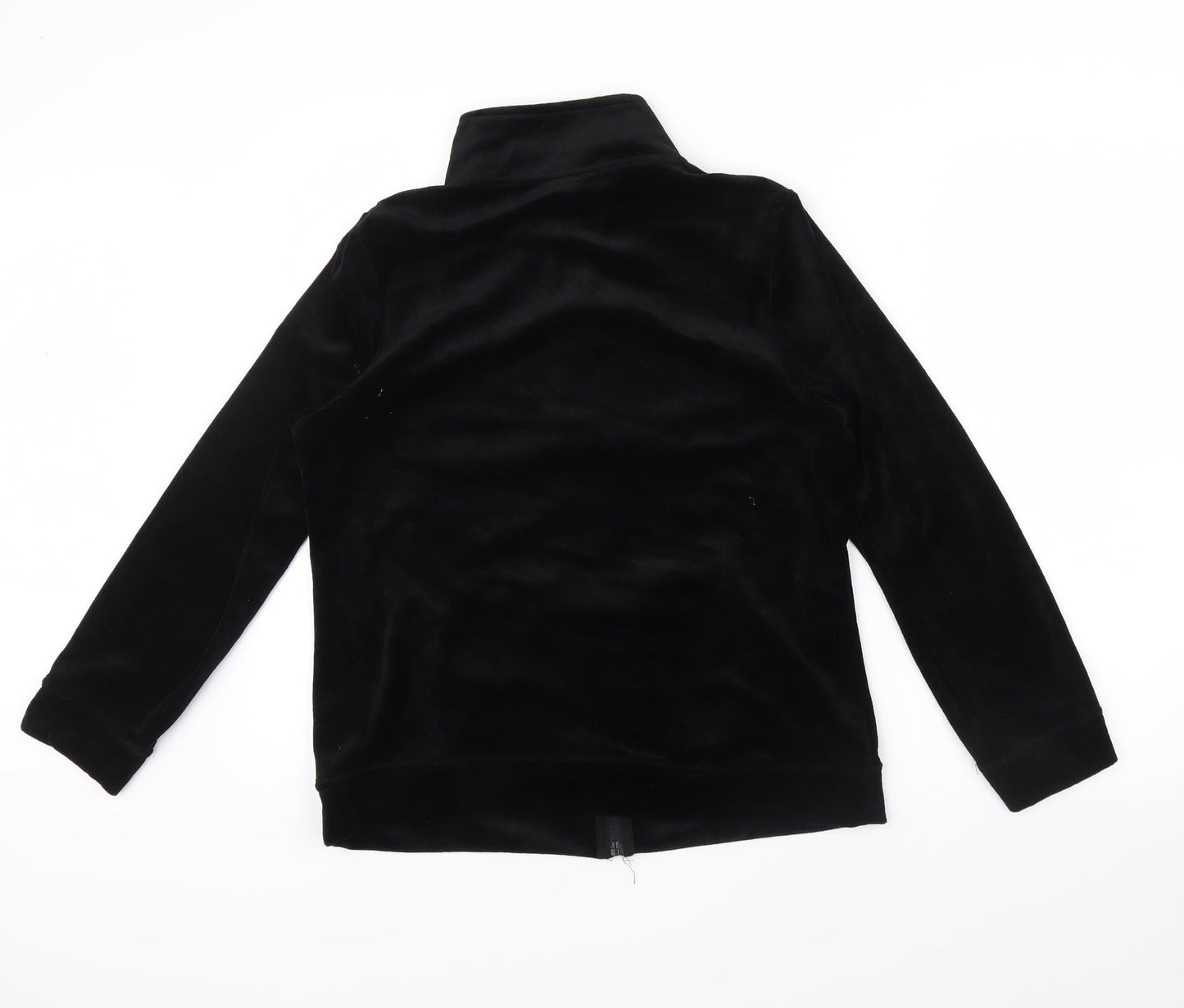 BM Essentials Womens Black   Full Zip Sweatshirt Size S