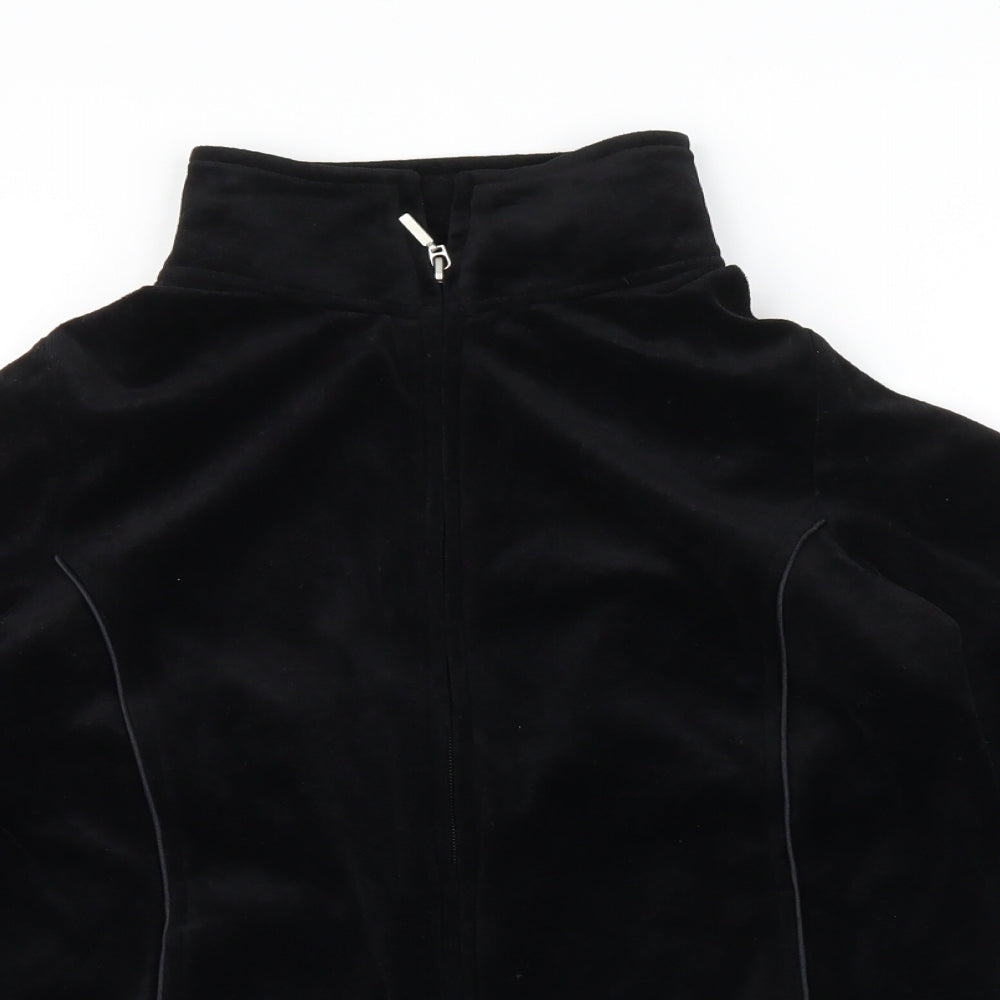 BM Essentials Womens Black   Full Zip Sweatshirt Size S