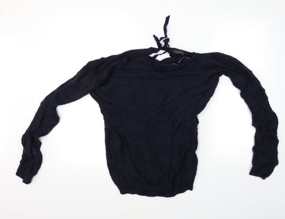 Additional front view of Dorothy Perkins women’s blue jumper, size UK 6