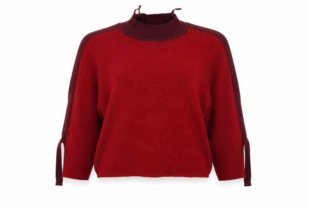 Marks & Spencer Womens Red   Pullover Jumper Size 8  - Cropped