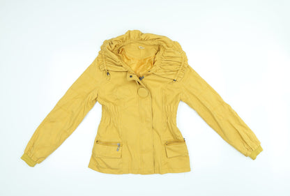 Additional front view of Fashion M women’s yellow jacket coat, size S