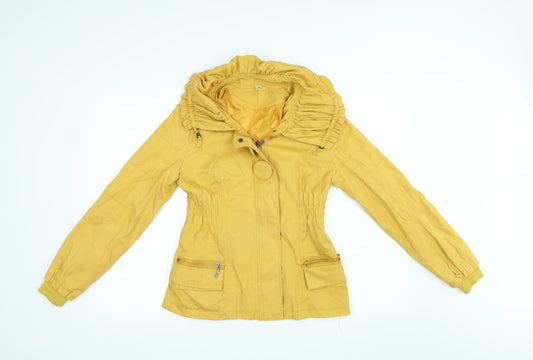 Fashion M Womens Yellow   Jacket Coat Size S