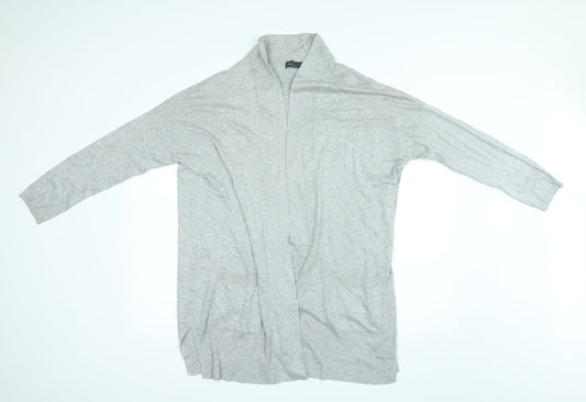 Primark Womens Grey   Cardigan Jumper Size 16